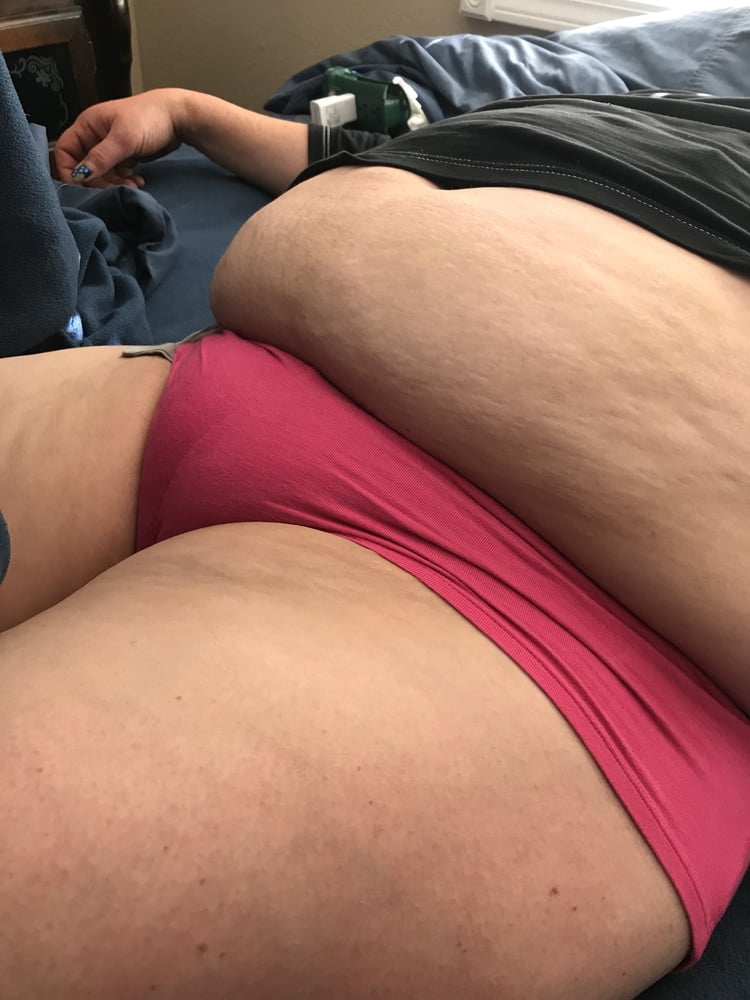 Big Belly Fat Ass BBW Pussy Mound in Pink Boy Short Panties #100035885