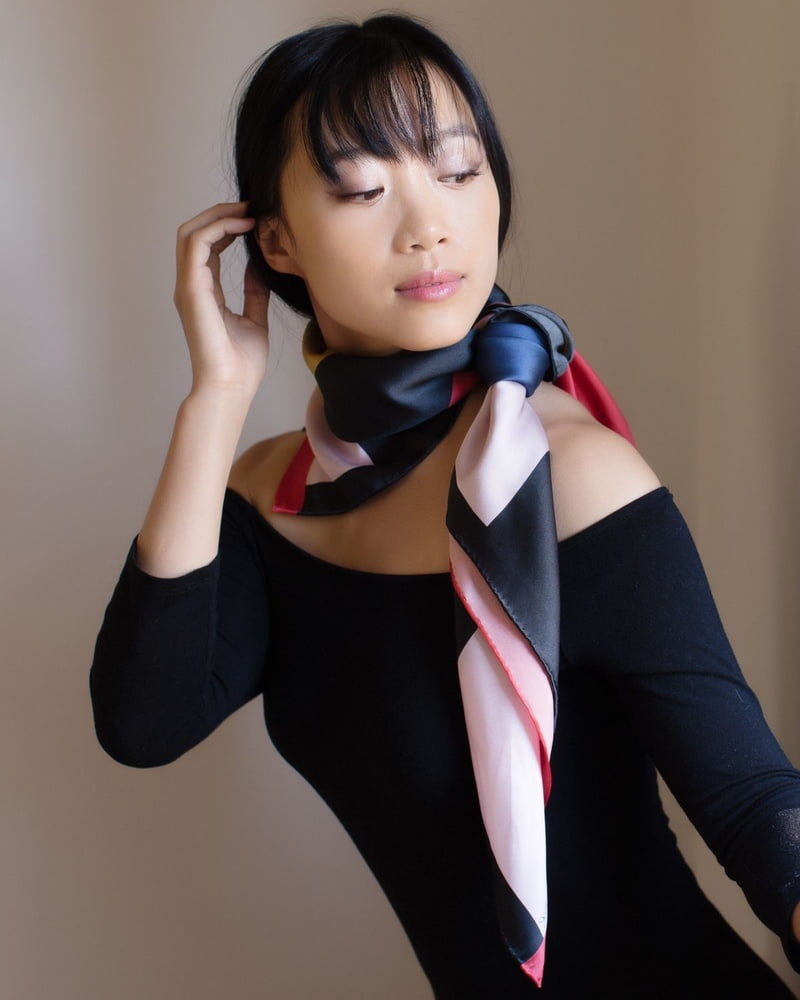 Silk scarf fetish #96452290