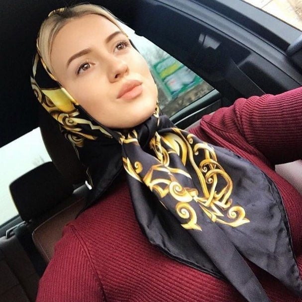 Silk scarf fetish #96452293