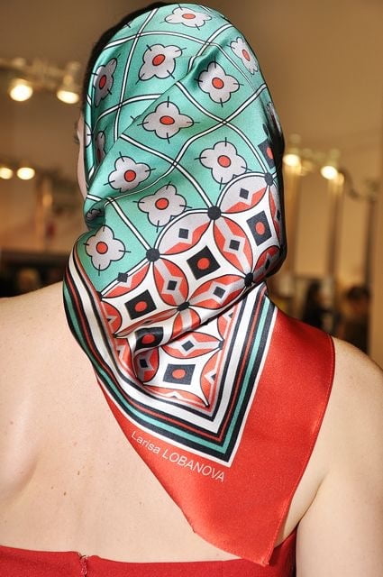 Silk scarf fetish #96452351