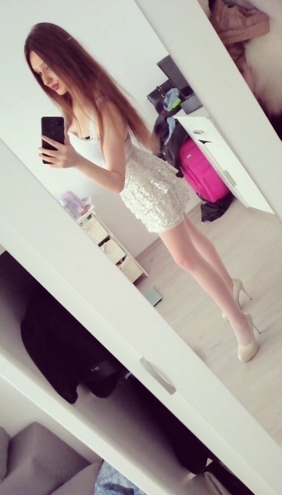 Polish hot tight girl stockings pantyhose selfie high heels #105366852