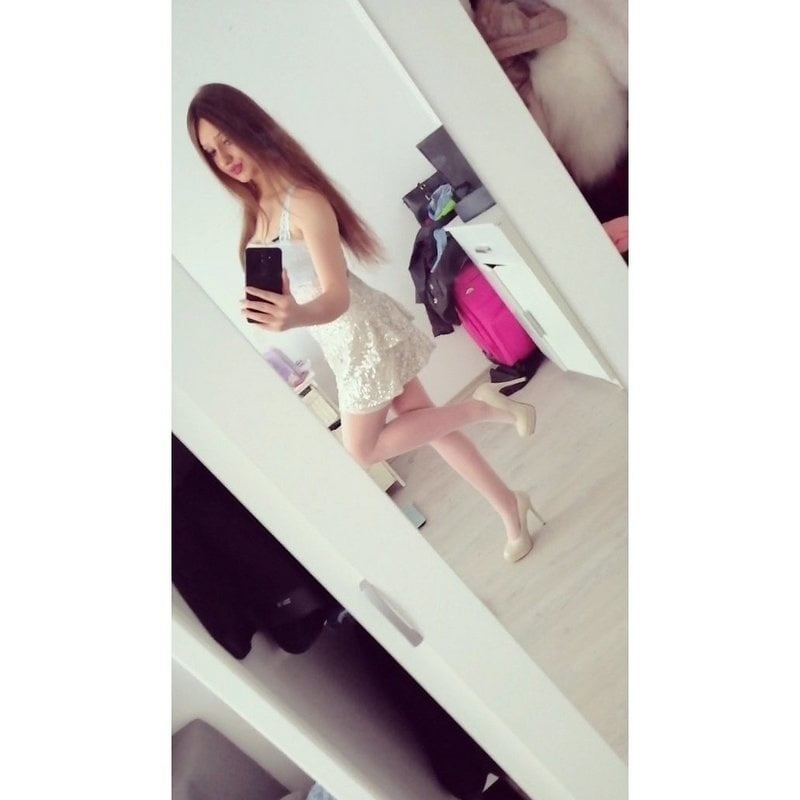 Polish hot tight girl stockings pantyhose selfie high heels #105366866