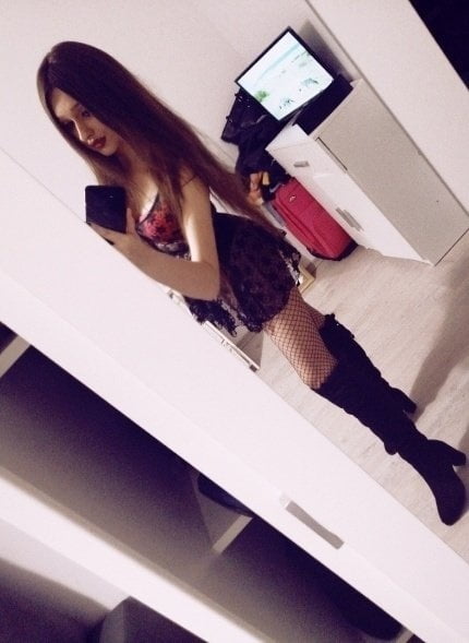 Polish hot tight girl stockings pantyhose selfie high heels #105366873
