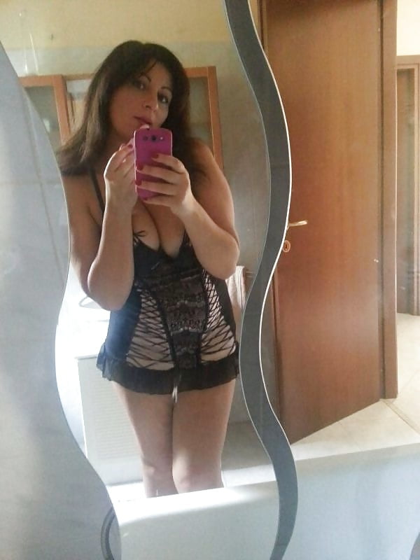 Italian Milf Brunette Mom exposed Whore Mass favs Big Tits #100731434