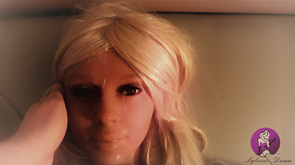 Hot Blonde Real Doll gets fantastic Facial #106897815
