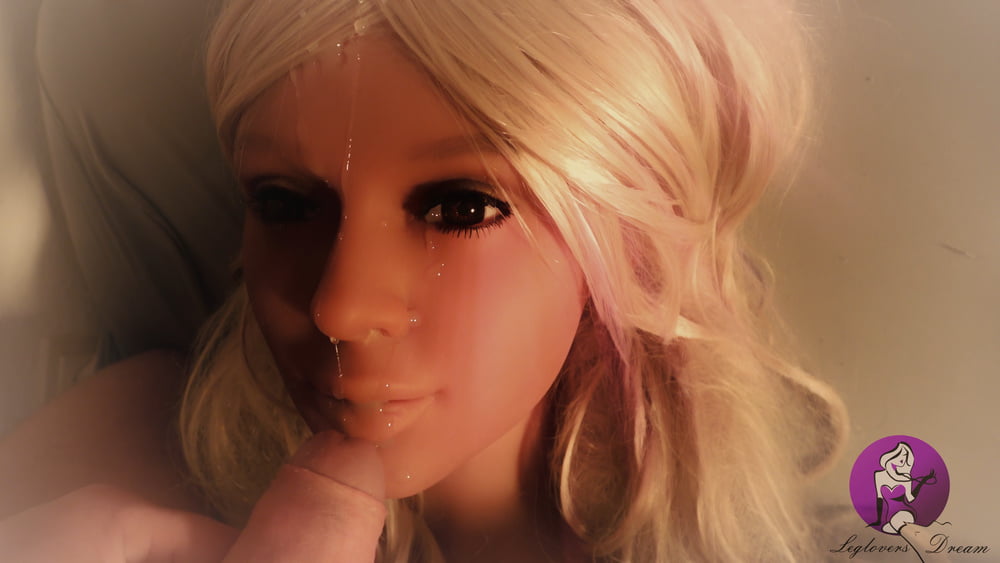 Hot Blonde Real Doll gets fantastic Facial #106897819