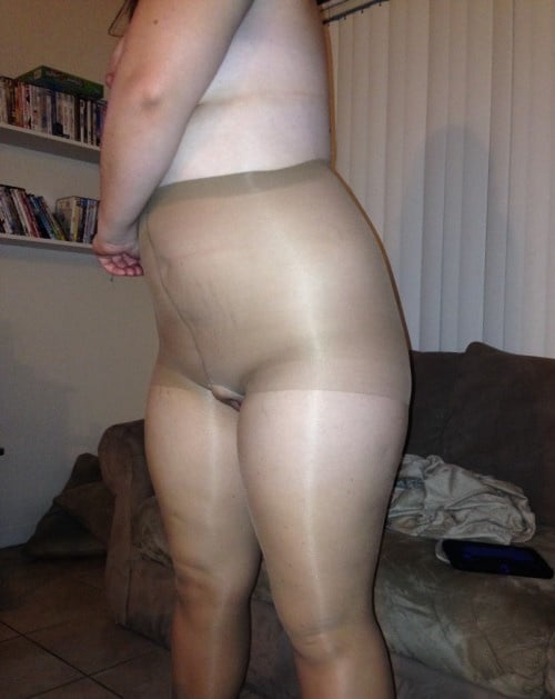 Sexy blond bbw in pantyhose #98758953