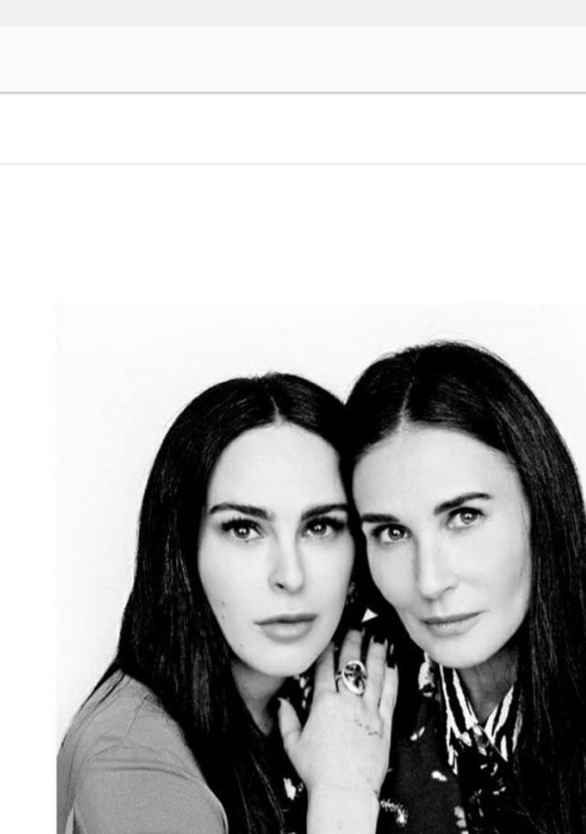 Demi Moore and daughters #93590266
