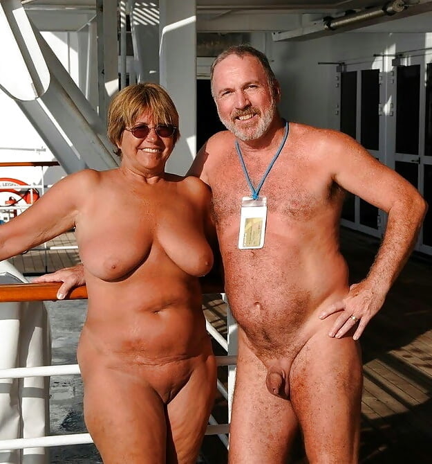 Grannies and matures naked on a boat #98139553