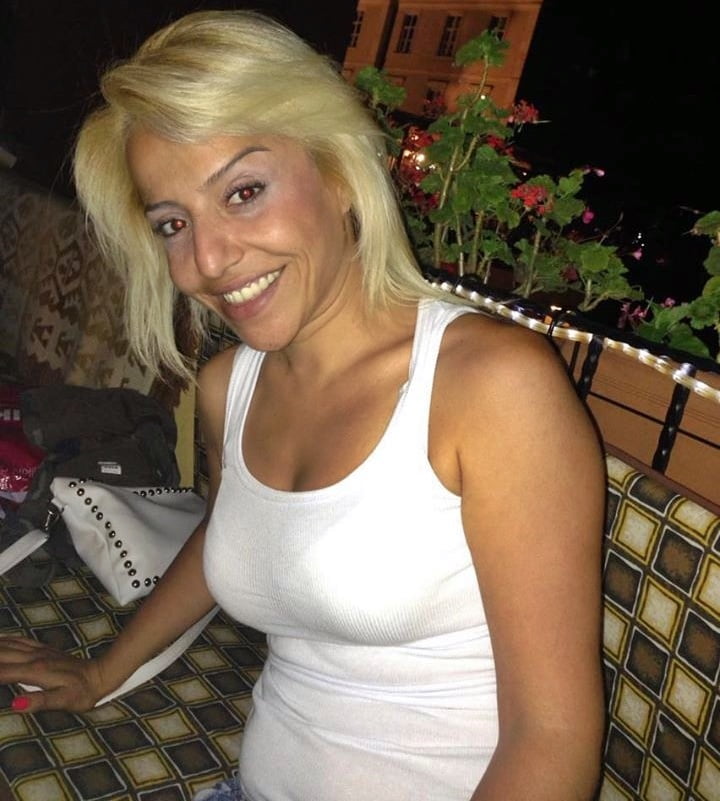 Milf blonde hot turk turkish olgun kadin legs wife dress #95131481