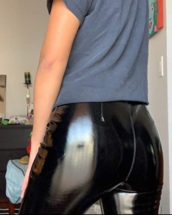latex pant legging cuir ass  sexy #91671394