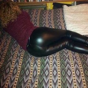 latex pant legging cuir ass  sexy #91672640