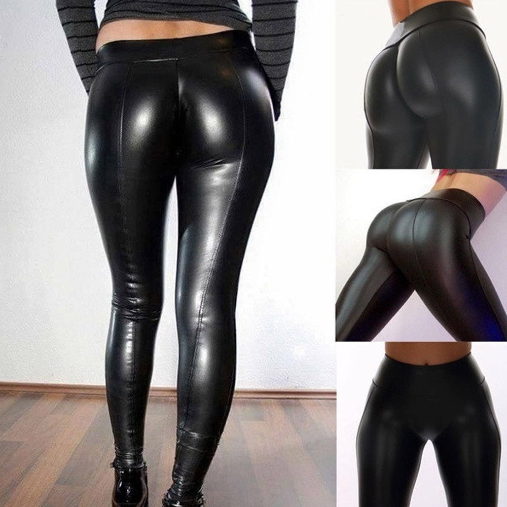 latex pant legging cuir ass  sexy #91672673