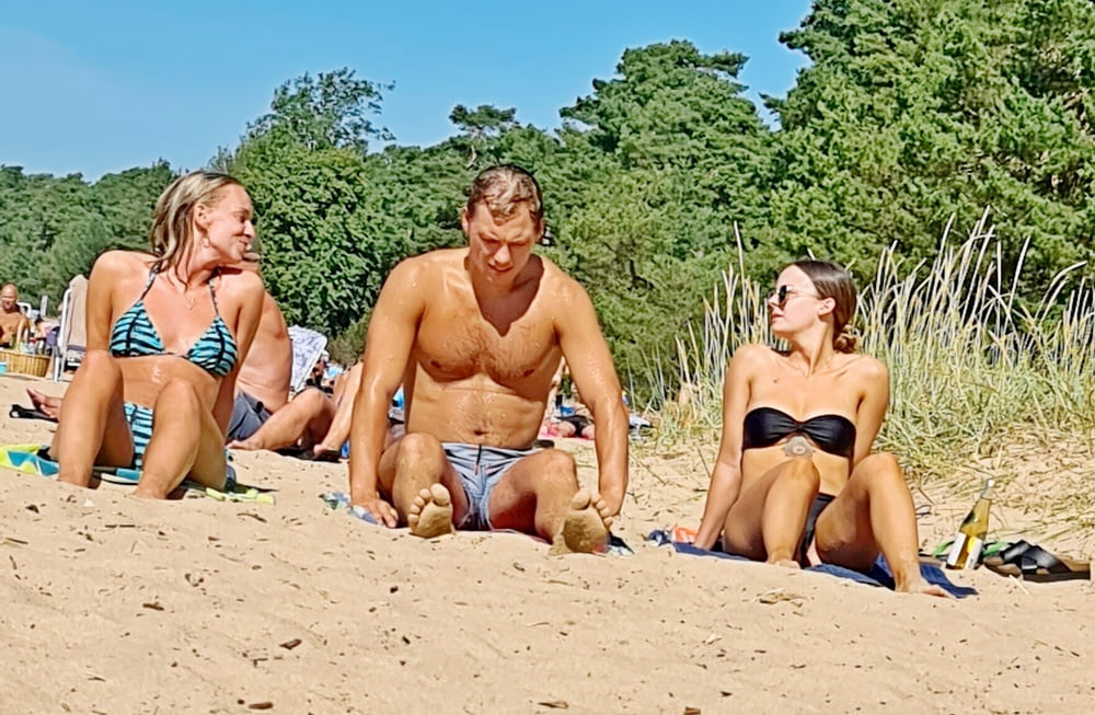 Swedish beach slut nice spread #79775848