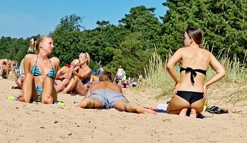 Swedish beach slut nice spread #79775856