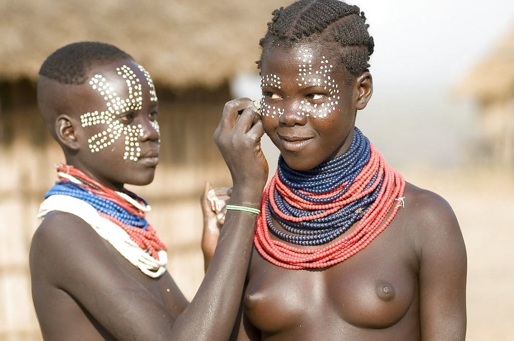 African Tribe Girls #96299513