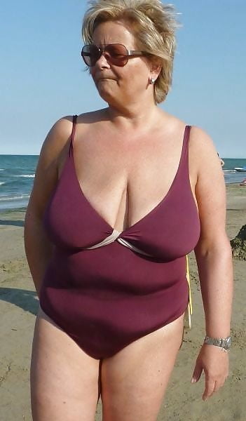 Mature Women in One Piece Swimsuits 2 #91444834