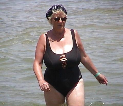 Mature Women in One Piece Swimsuits 2 #91444886