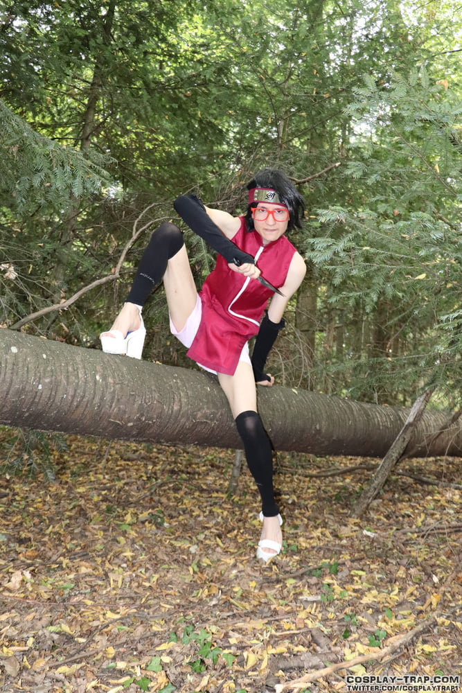 Sarada forest exhibition crossdress cosplay #107125472