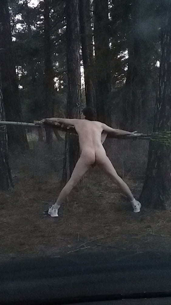 Walking around camp sites nude #106905079