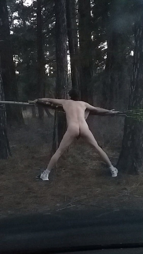 Walking around camp sites nude #106905082