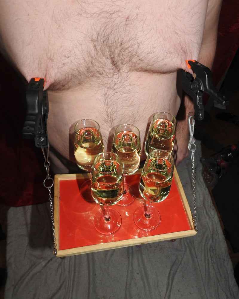 Serve Wine for Mistress at Party #106841138