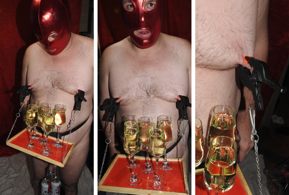 Serve Wine for Mistress at Party #106841139
