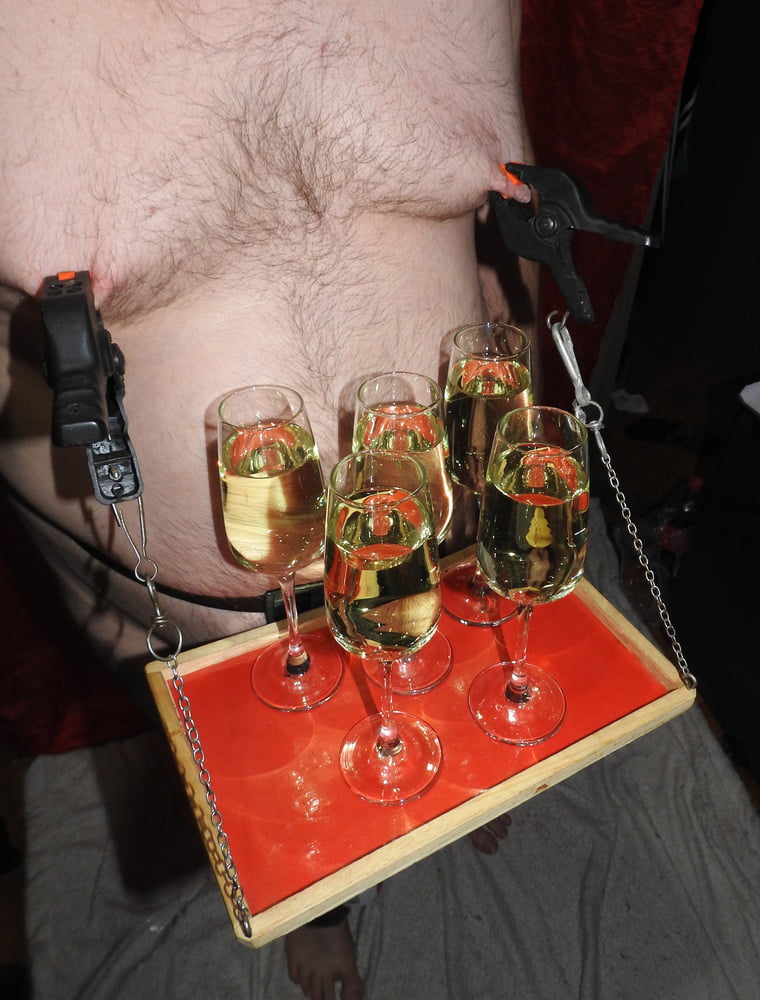 Serve Wine for Mistress at Party #106841140