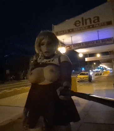 Sissy cheerleader whore exposed in public #107110837