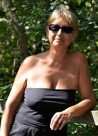 Mature ladies braless cleavage pokies 122
 #103347574