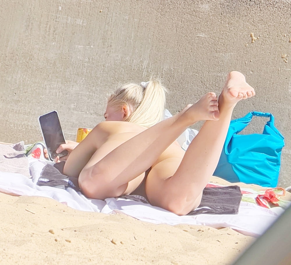 Blonde Swedish Beach Slut #88418451