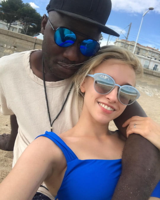 Real White Women Find Black Men With BBC Beach IR #90192931