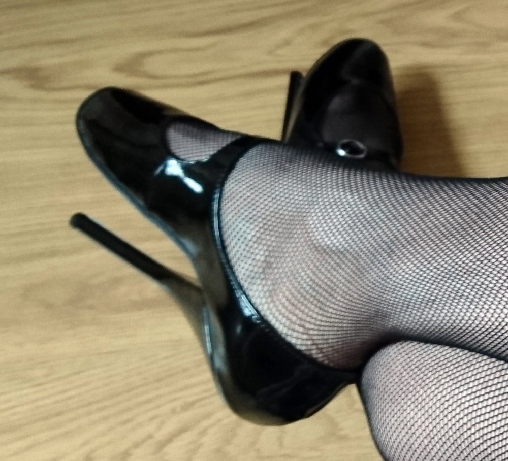 I love high heels in nylon feet #91369821