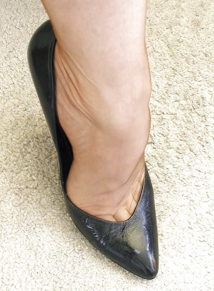 I love high heels in nylon feet #91369866