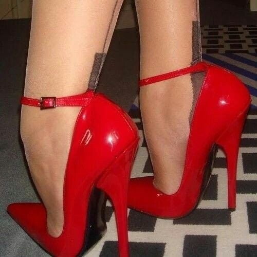 I love high heels in nylon feet #91369928