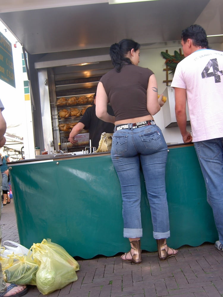 Les meilleures babes de gros booty phat ass en blue jeans par mysteriacd #81494446