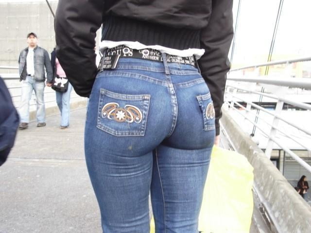 Les meilleures babes de gros booty phat ass en blue jeans par mysteriacd #81494449