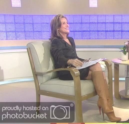 Female Celebrity Boots &amp; Leather - Meredith Vieira #99968815