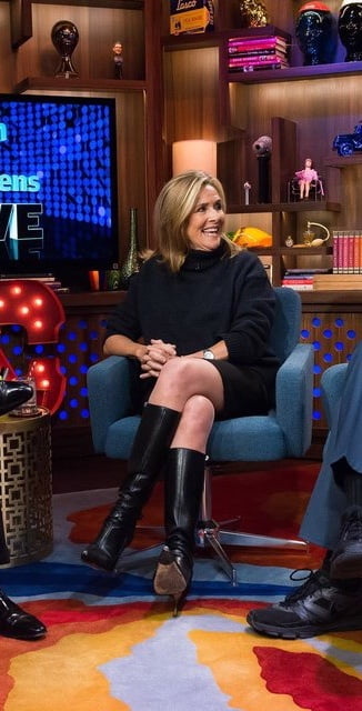 Female Celebrity Boots &amp; Leather - Meredith Vieira #99968821