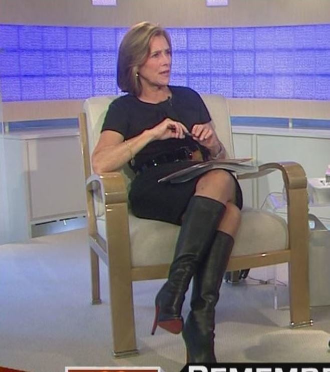 Female Celebrity Boots &amp; Leather - Meredith Vieira #99968853