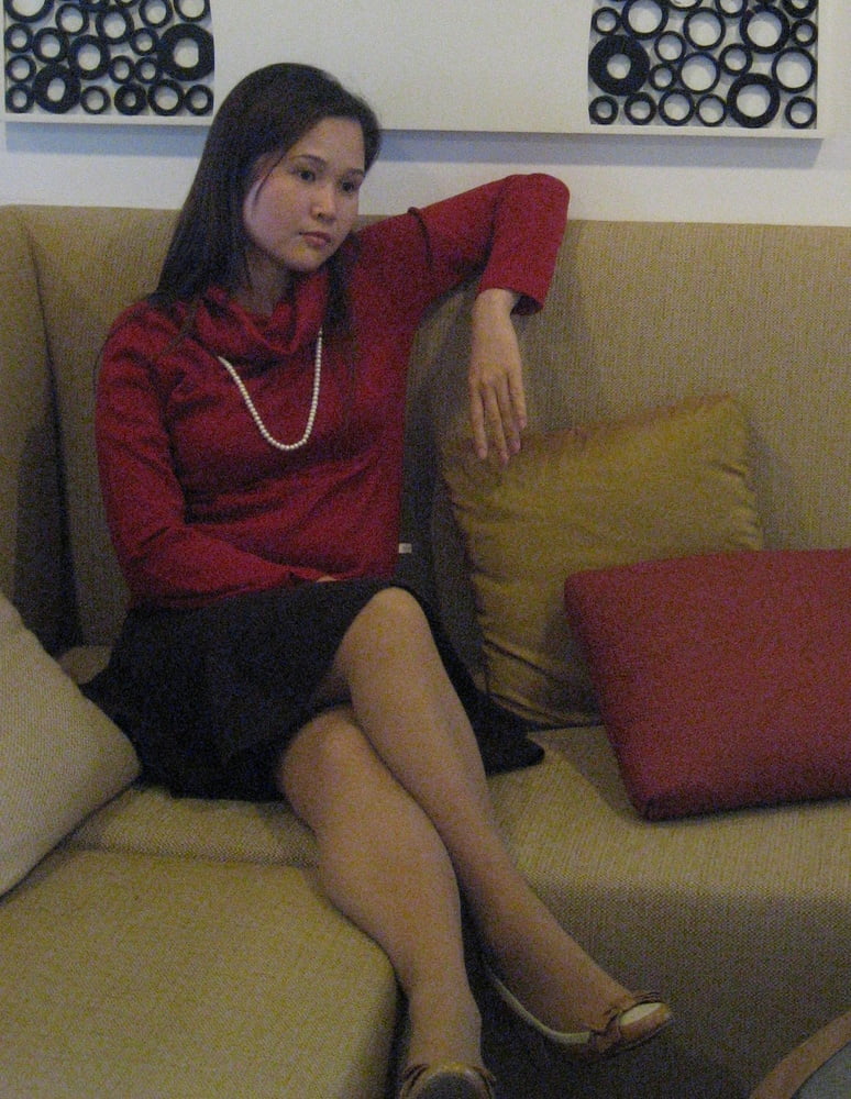 Cute Chinese Wife - Tan Pantyhose #101906398