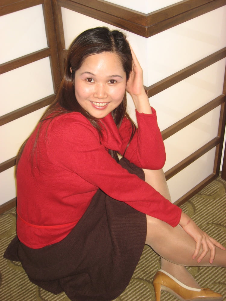 Cute Chinese Wife - Tan Pantyhose #101906419