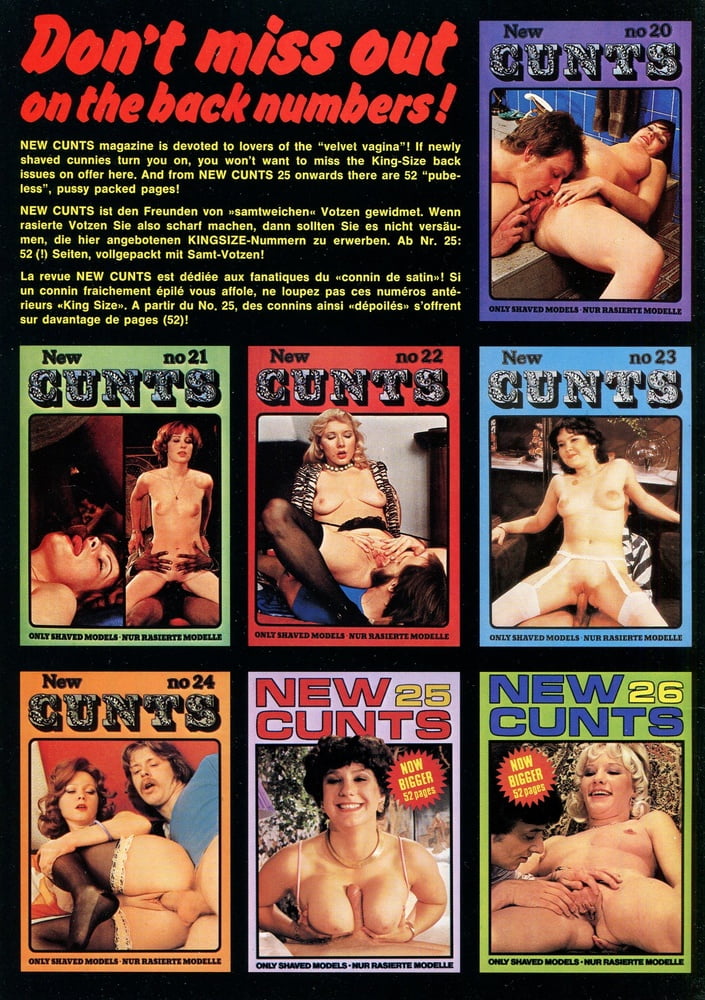 New Cunts 27 - Classic Vintage Retro Porno Magazine #91250165