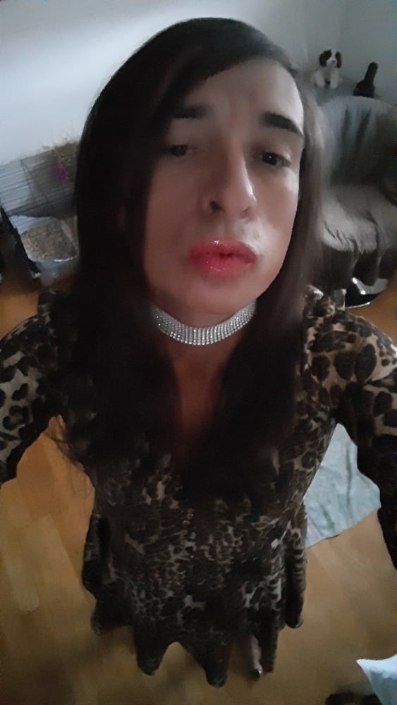 Sissy Tygra in leopard dress on 2019 octobre. #106877984