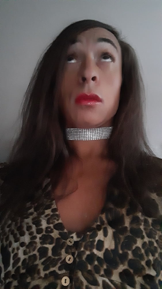 Sissy Tygra in leopard dress on 2019 octobre. #106877994