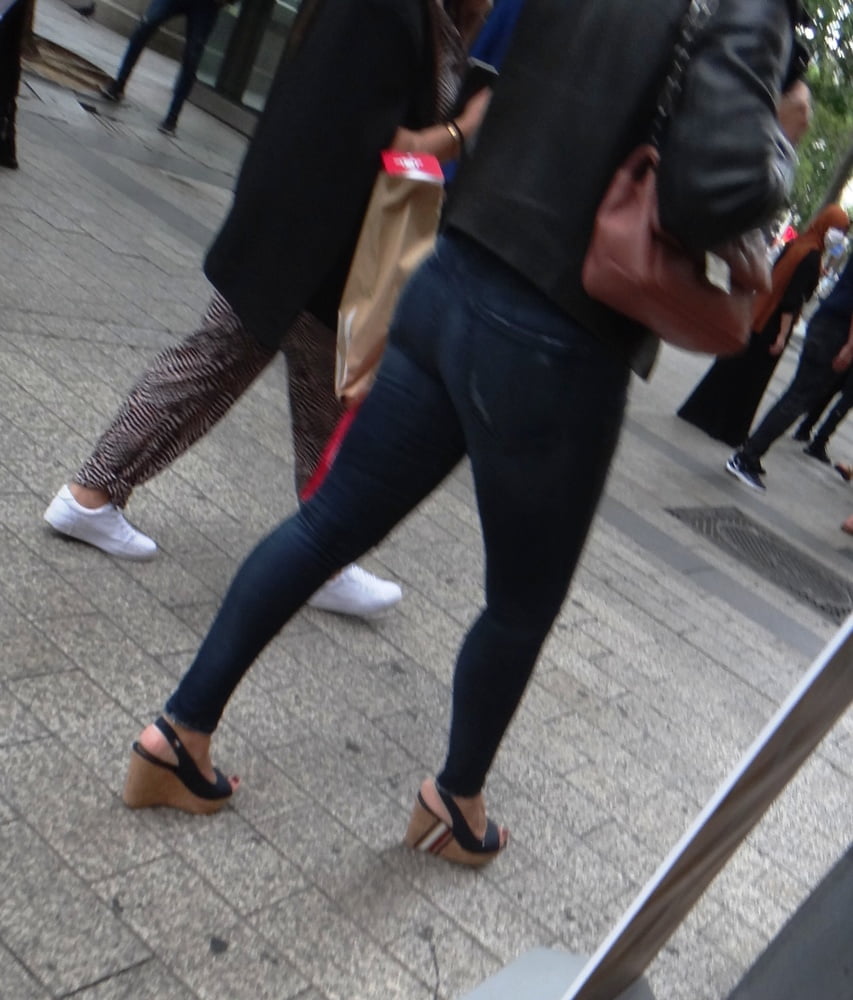 Candid hot mature in slingback wedges high heels #80481792