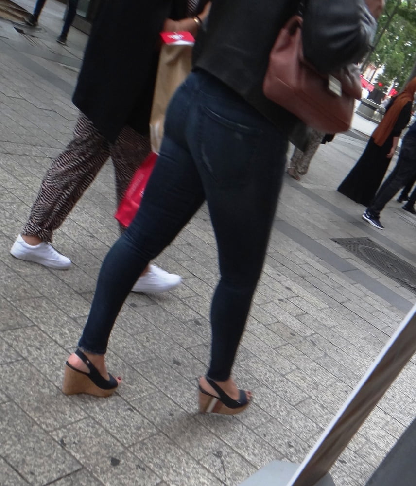 Candid hot mature in slingback wedges high heels #80481794