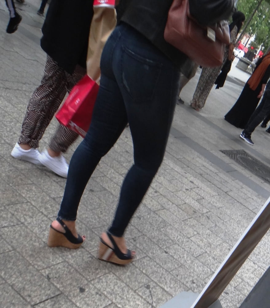 Candid hot mature in slingback wedges high heels #80481796