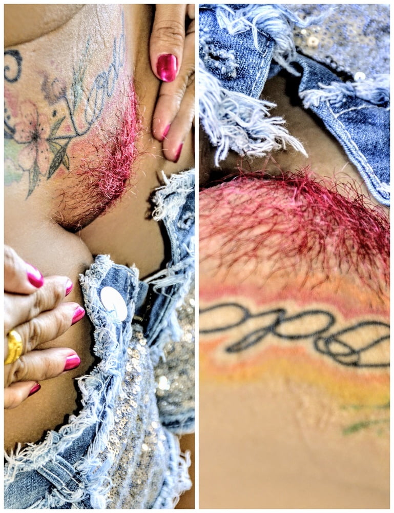 Busty Asian with  Colorful Dyed Bush 1 #91861924