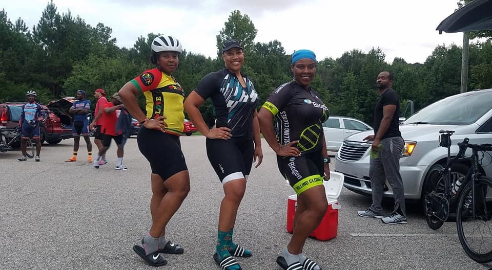 Ebony cyclisme spandex cul cameltoes
 #81583925